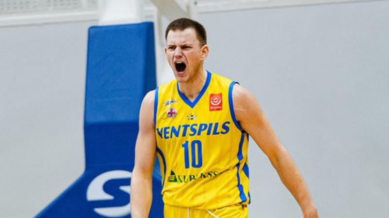 Roberts Bērze. Foto: Dāvis Lejasmeiers/BK "Ventspils"