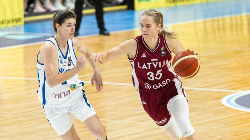 Kate Vilka un Alisa Beirone 2025. gada 6. februārī. Foto: Mikus Kļaviņš