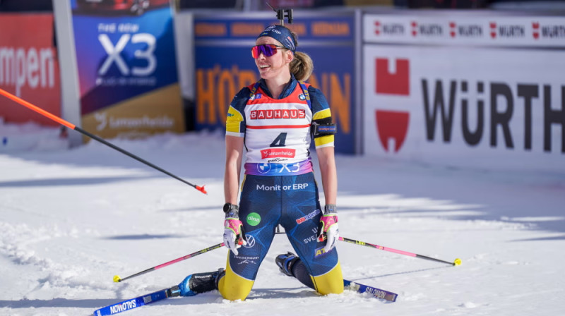 Elvīra Ēberja. Foto: IBU/Vianney Thibaut, Nordic Focus