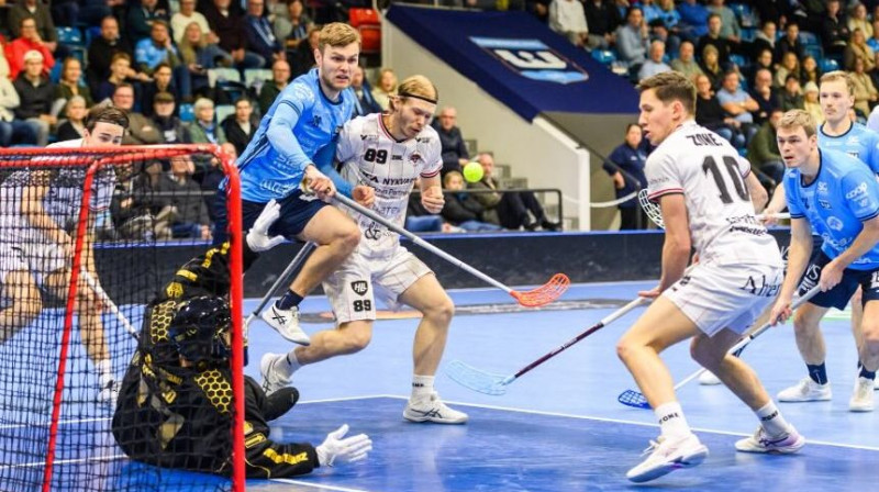 Epizode no "Warberg" un "Nykvarn" komandu spēles, foto: Warberg IC