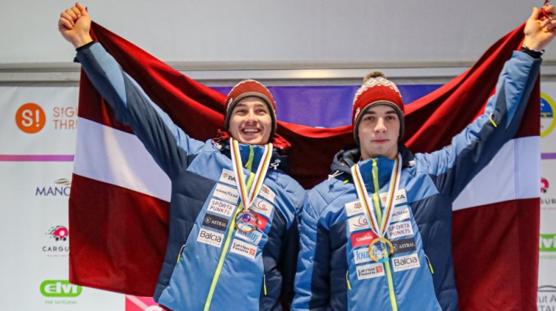 Raimonds Baltgalvis/Uldis Jakseboga Foto: Luge Latvia