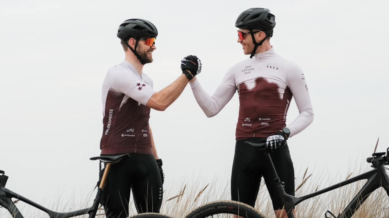 Ādolfs Žunna no kreisās un Kārlis Krūmiņš
Foto: Publicitātes