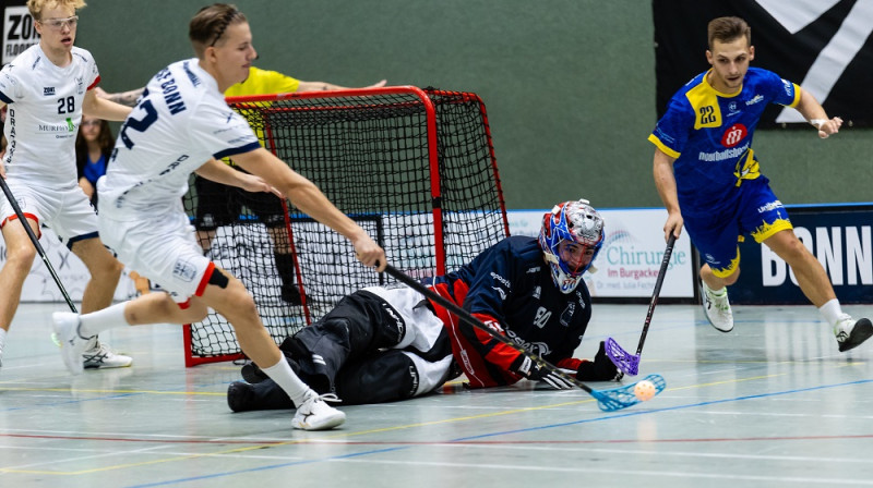 Kristaps Novikovs (#80), foto: Floorball Deutschland