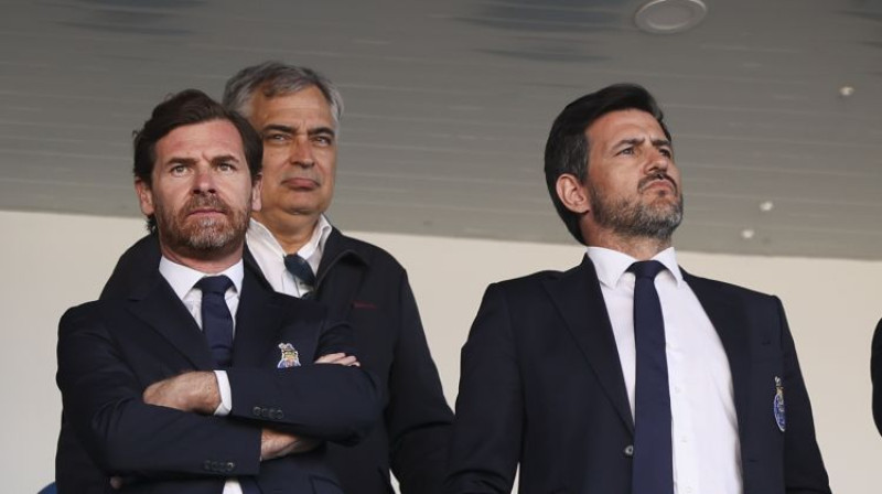 "Porto" prezidents Andrē Vilašs-Boašs (no kreisās). Foto: EPA/Scanpix
