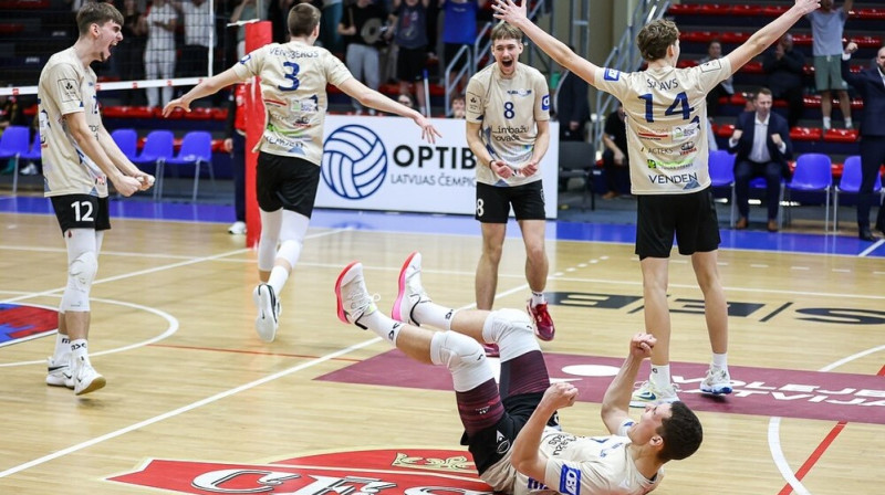 Sējas "Piejūra"/MSĢ volejbolisti. Foto: Artūrs Stiebriņš