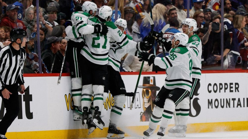 Dalasas "Stars" hokejisti Foto: RC/Scanpix