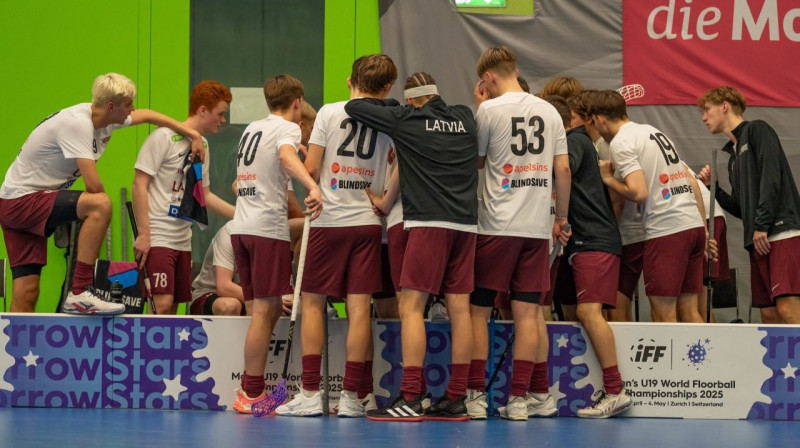 Latvijas junioru izlase Šveicē. Foto: Filips Dīzels/IFF