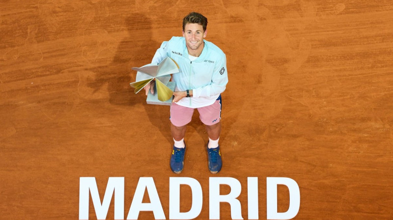 Kaspers Rūds. Foto: Mutua Madrid Open