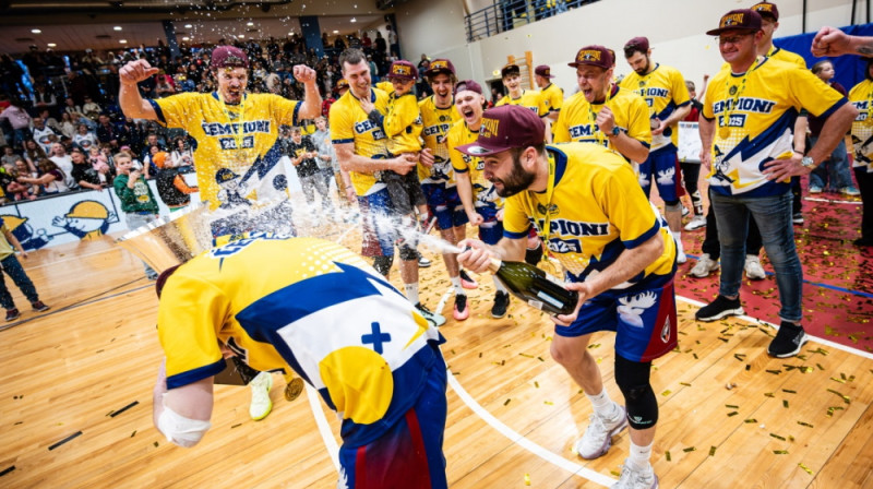 "Jelgava" triumfē Nacionālajā līgā. Foto: BK Jelgava