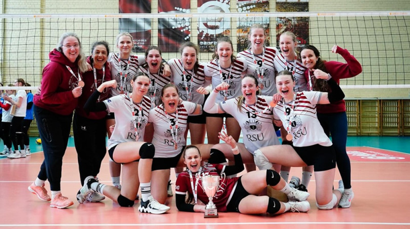 RSU komanda. Foto: RSU sporta klubs.
