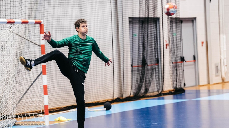 Raitis Puriņš. Foto: Dace Eihvalde/Latvijas Handbola federācija