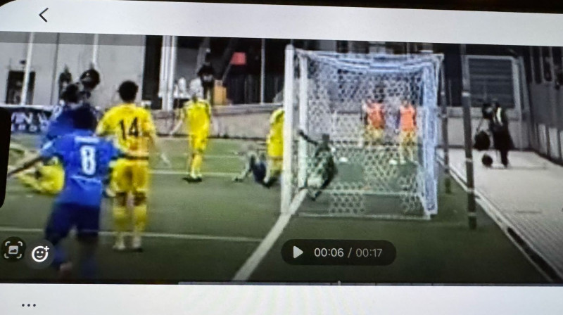 LFF Tiesnešu nodaļas rīcībā nonākuša epizodes video ieraksta ekrānšāviņš.