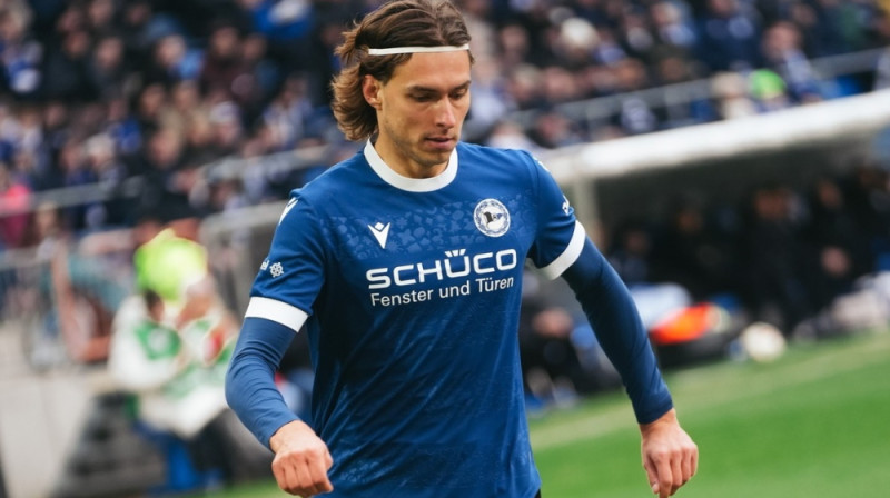 Roberts Uldriķis. Foto: DSC Arminia Bielefeld