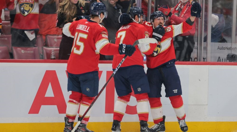 Floridas "Panthers" hokejisti Foto: RC/Scanpix
