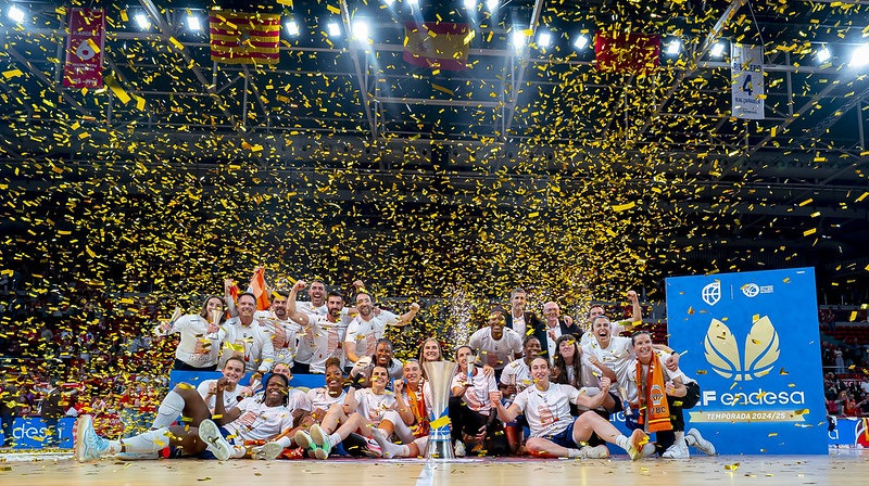 Valensijas basketbolistes 2025. gada 11. maijā. Foto: FEB