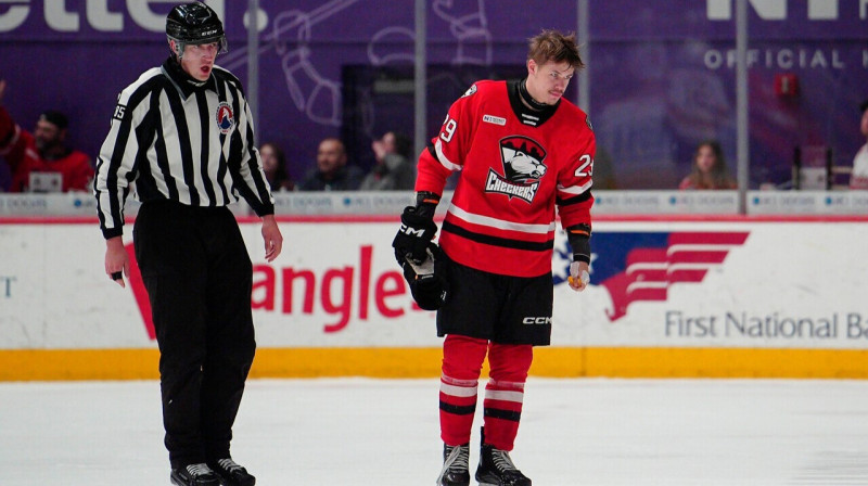 Sandis Vilmanis. Foto: Jacob Kupferman/Charlotte Checkers