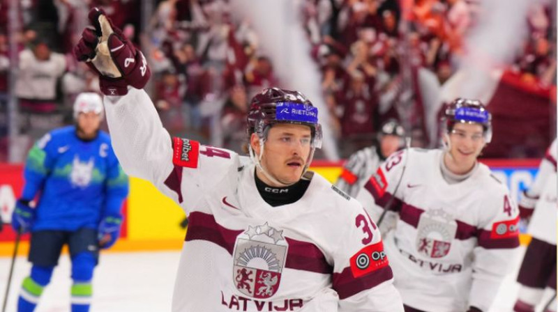 Eduards Tralmaks. Foto: Andrē Ringets/IIHF