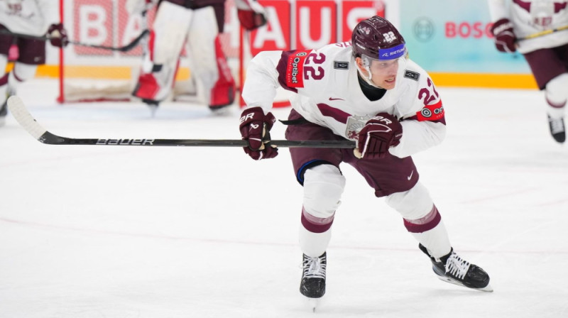Toms Andersons. Foto: IIHF