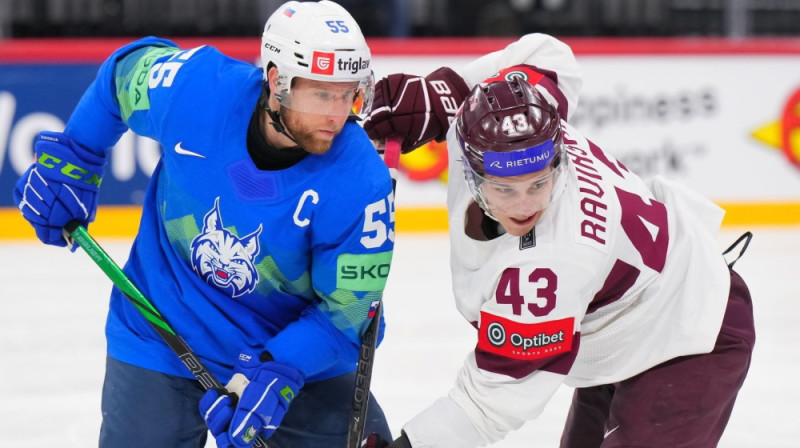 PČ debijas vārtus guvušais Anrī Ravinskis. Foto: IIHF
