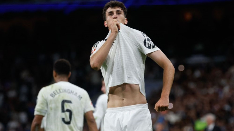 Uzvaras vārtu guvējs Jakobo Ramons Foto: AFP/Scanpix