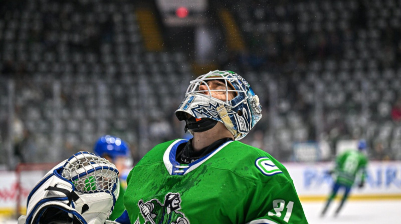 Artūrs Šilovs. Foto: Abbotsford Canucks