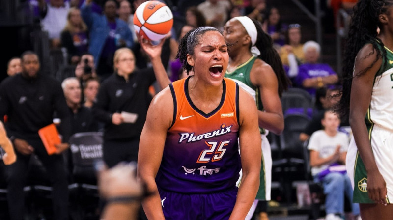 Olimpiskā un pasaules čempione Alisa Tomasa. Foto: Phoenix Mercury