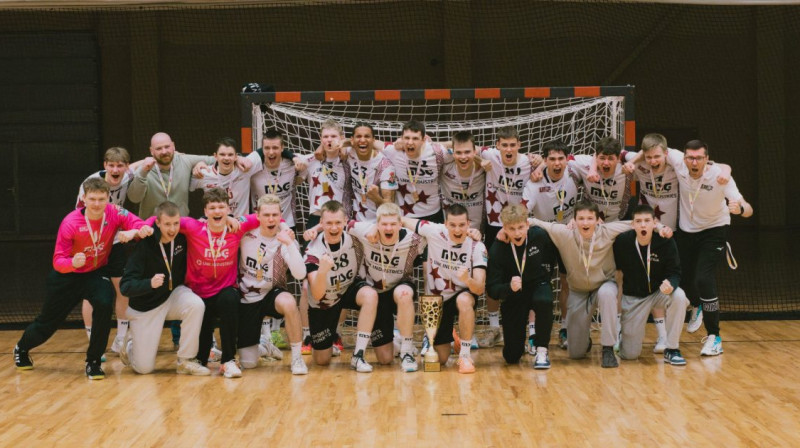 "Murjāņu Sporta ģimnāzijas" handbolisti. Foto: Santa Zariņa