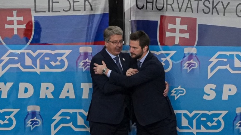 Harijs Vītoliņš un Lauris Dārziņš. Foto: Guntis Lazdāns/LHF