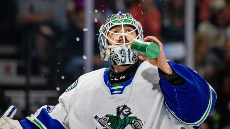 Artūrs Šilovs. Foto: Ashley Potts/Colorado Eagles