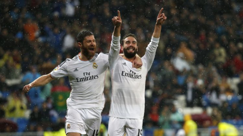 Šavi Alonso un Dani Karvahals. Foto: Reuters/Scanpix