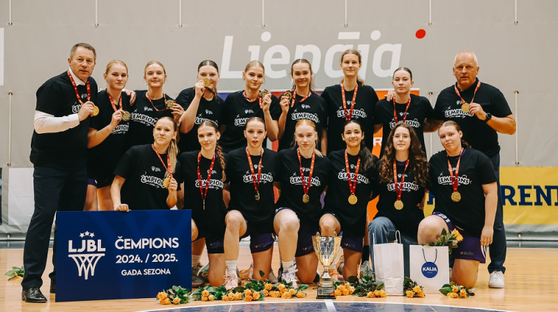 "Rīga/Centrs" U17 meitenes 2025. gada 25. maijā. Foto: LJBL