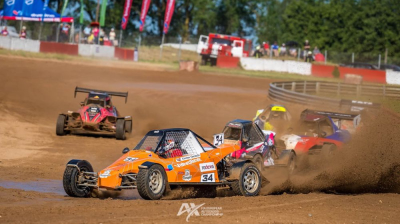Ervins Grencis. Foto: FIA European Autocross Championship