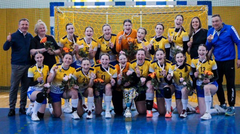 Ludzas komanda "SK Latgols". Foto: Latvijas Handbola federācija