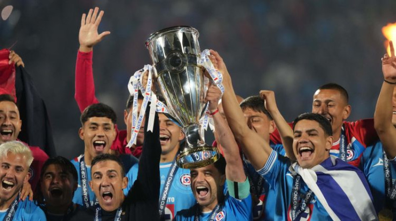 "Cruz Azul" iegūst Čempionu kausu. Foto: Imagn Images/Scanpix