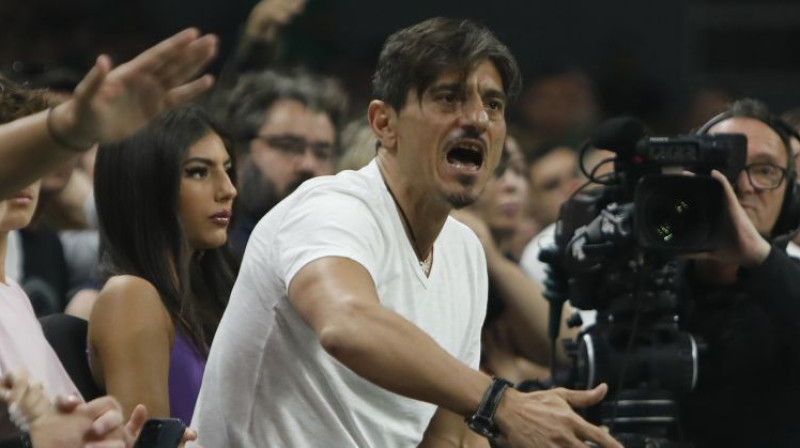 "Panathinaikos" īpašnieks Dimitris Jannakopuloss. Foto: EPA/Scanpix
