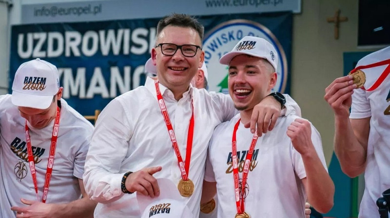 Edmunds Valeiko 2025. gada 24. maijā. Foto: Krosno Basket