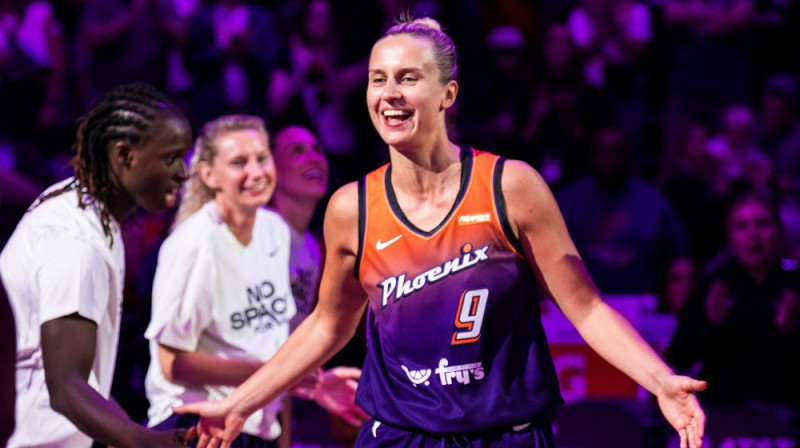 Kitija Laksa 2025. gada 30. maijā. Foto: Phoenix Mercury