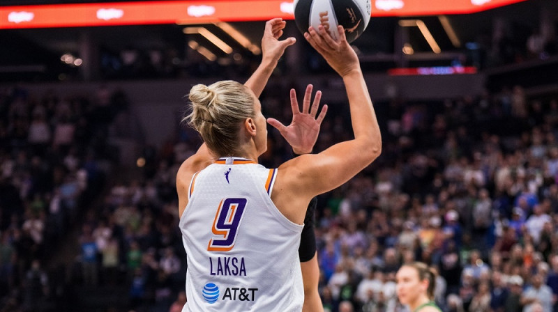 Kitija Laksa 2025. gada 3. jūnijā. Foto: Phoenix Mercury