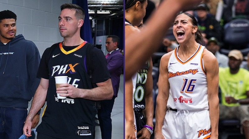 Tīdžejs Makkonels un Megana Makkonela. Kolāža: Phoenix Mercury