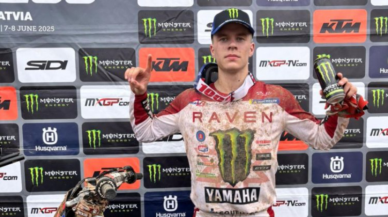 Jānis Reišulis. Foto: MXGP
