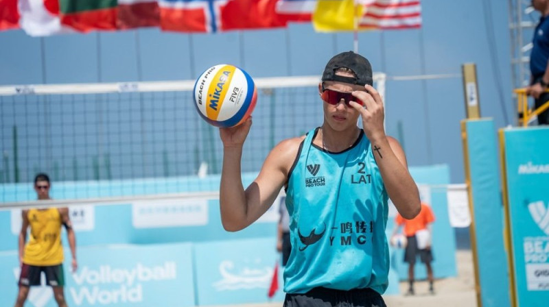 Ernests Puškundzis Foto: Beachvolleylv/Facebook