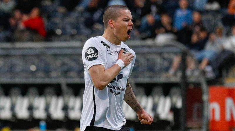 Lūkass Vapne. Foto: Sogndal Fotball