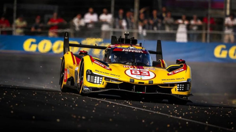 Lemānas uzvarētāju "Ferrari". foto: lemans.org