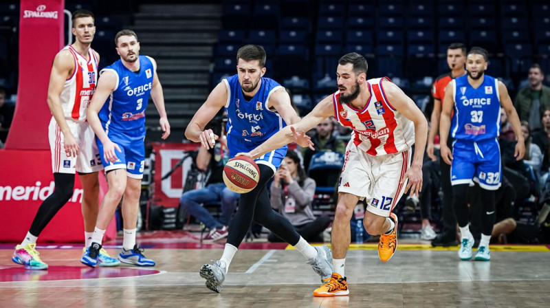 Mirklis no Belgradas "Crvena zvezda" un Suboticas "Spartak" spēles. Foto: Dragana Stjepanović/ABA League