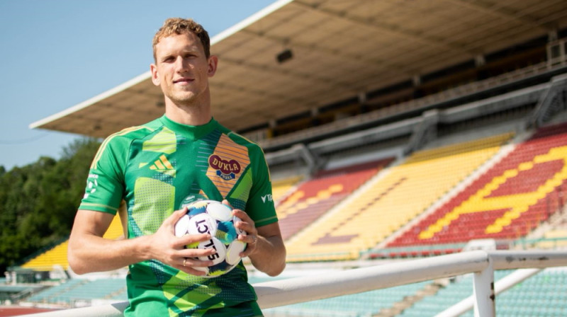 Rihards Matrevics. Foto: FK Dukla Praha