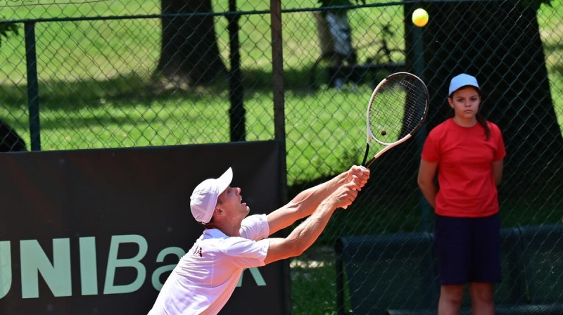 Roberts Štrombahs. Foto: Latvijas Tenisa savienība