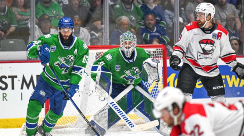 Artūrs Šilovs. Foto: Abbotsford Canucks