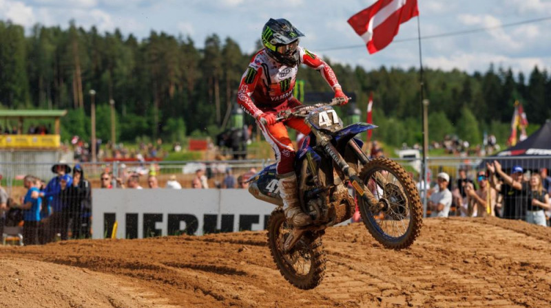 MX2 klases braucējs Kārlis Alberts Reišulis. Foto: Yamaha Factory Racing MX2