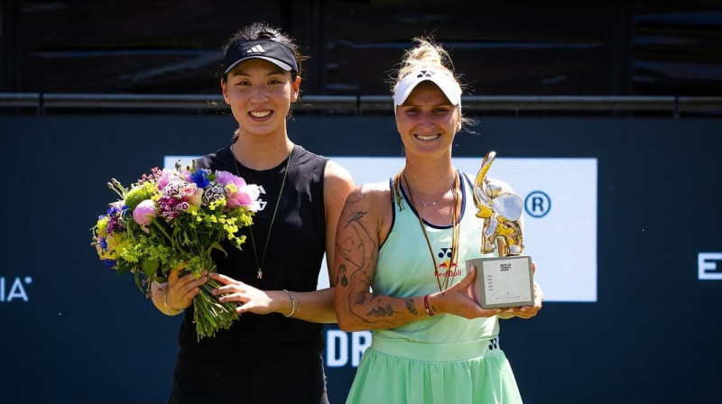 Sjiņju Vana un Marketa Vondroušova. Foto: Jimmie48 / WTA