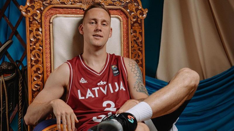 Olimpiskais čempions Kārlis Lasmanis. Foto: FIBA